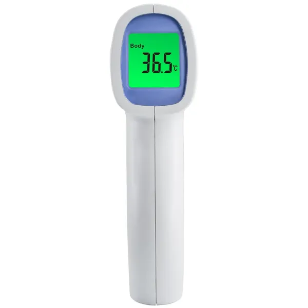 WT3652 Non Contact Infrared Forehead Thermometer with 3 Color Backlight Fever Reminder
