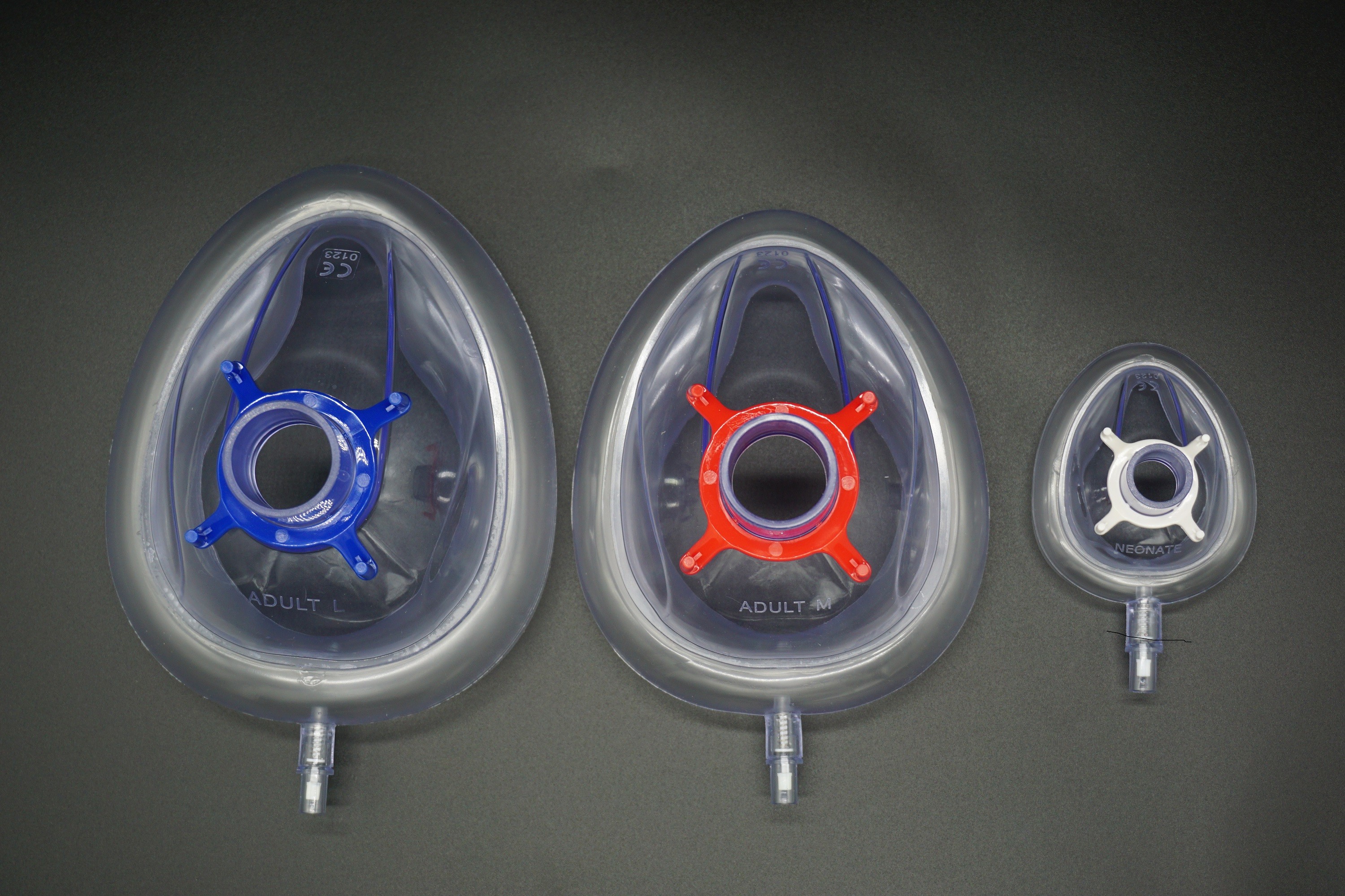 Odm Adult Air Cushion Mask Red Pvc Anaesthesia Mask Anesthesia Airway Devices