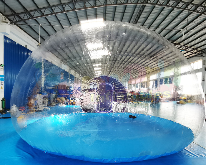 Round Transparent Stent Inflatable Party Tent Crystal Bubble Dome