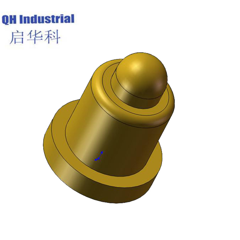 SMT 2.0mm Plating Au SMT Artphone 90 Degree Bend Androvid TV Box Mobile PCB Spring Loaded Pin