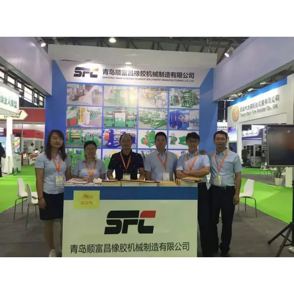 XQL-125 Rubber Block Cutter Equipment front view