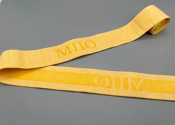Cycle Ending Customized 35mm Loose Jacquard Elastic Band For Clothing