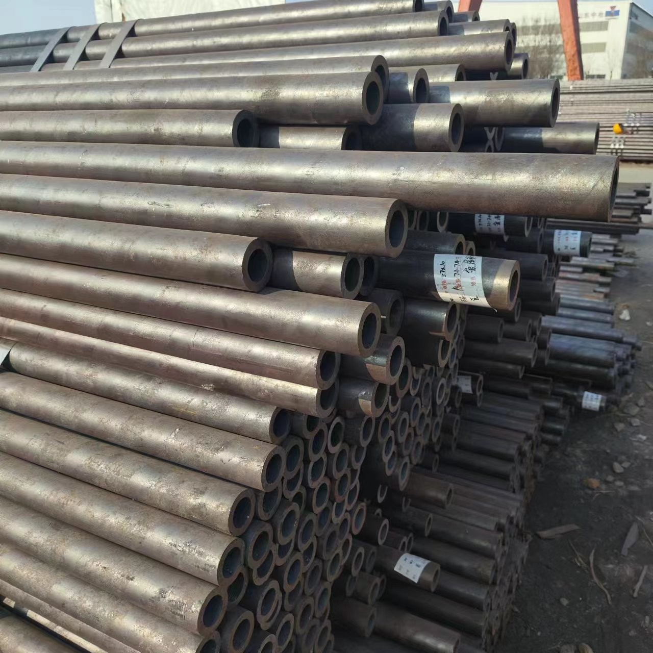ASTM A519 AISI1045 / S45C Seamless Steel Pipe Tube DN10 - DN500 Custom Cutting Steel Hollow Tube