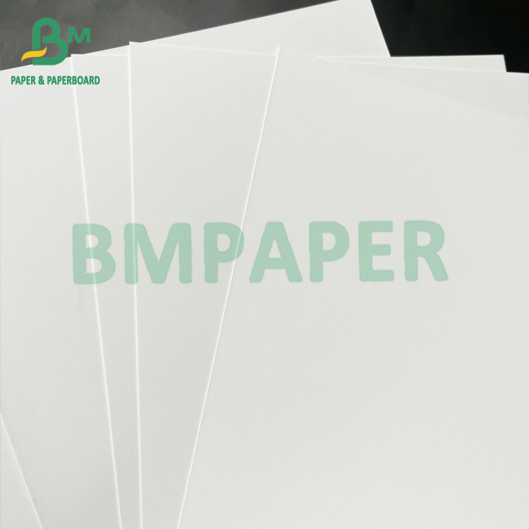 Recyclable Good Printability 300 400 GSM Thick White Uncoated Paper