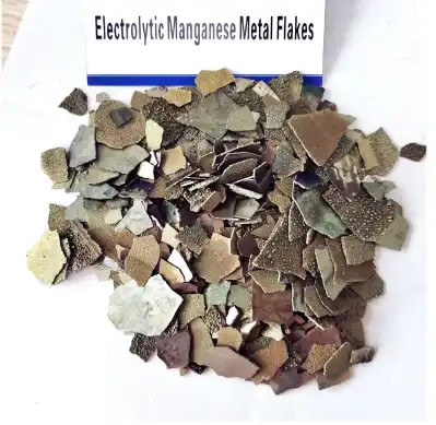 Electrolytic Manganese Flakes Mn Flake 99.8% For Steelmaking