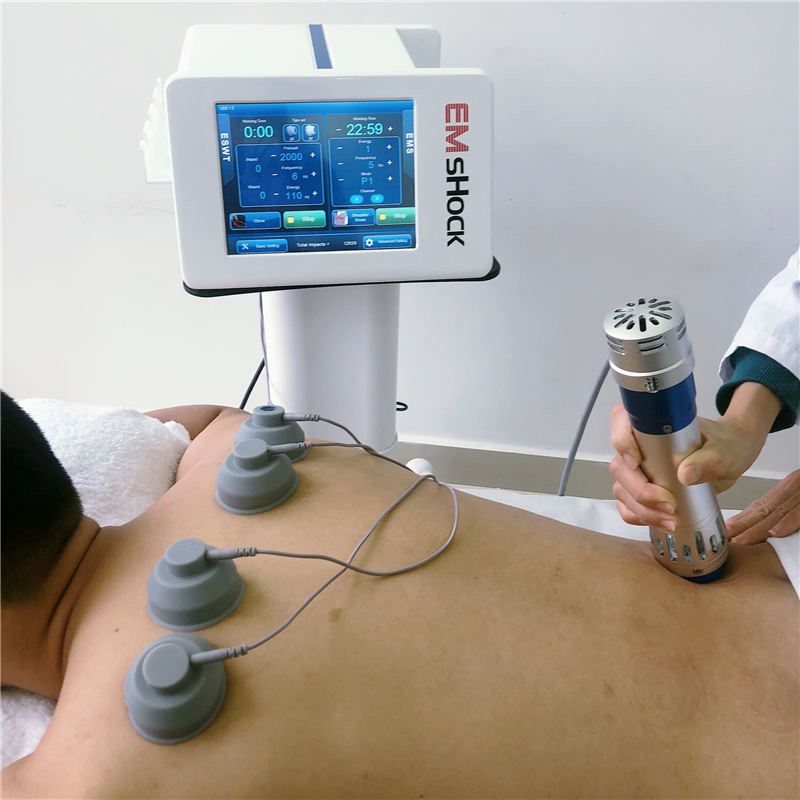 2 In 1 Electrical Muscle Stimulation Machine Shockwave Type With 10.4 Inch Touch Screen