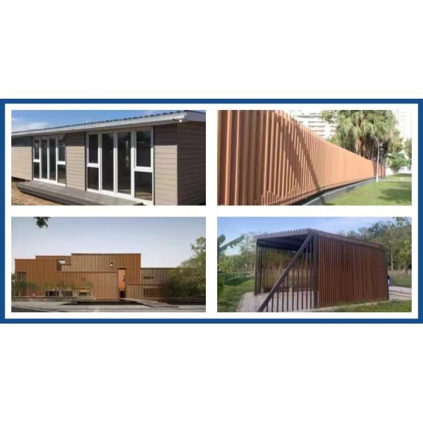 Modern Damask Design Style Exterior Outdoor WPC Wall Panel Panels for Siding Pattern