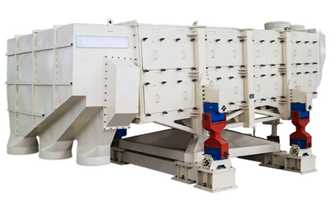 Variable elliptical vibrating screen machine for paper pulp fine particle material