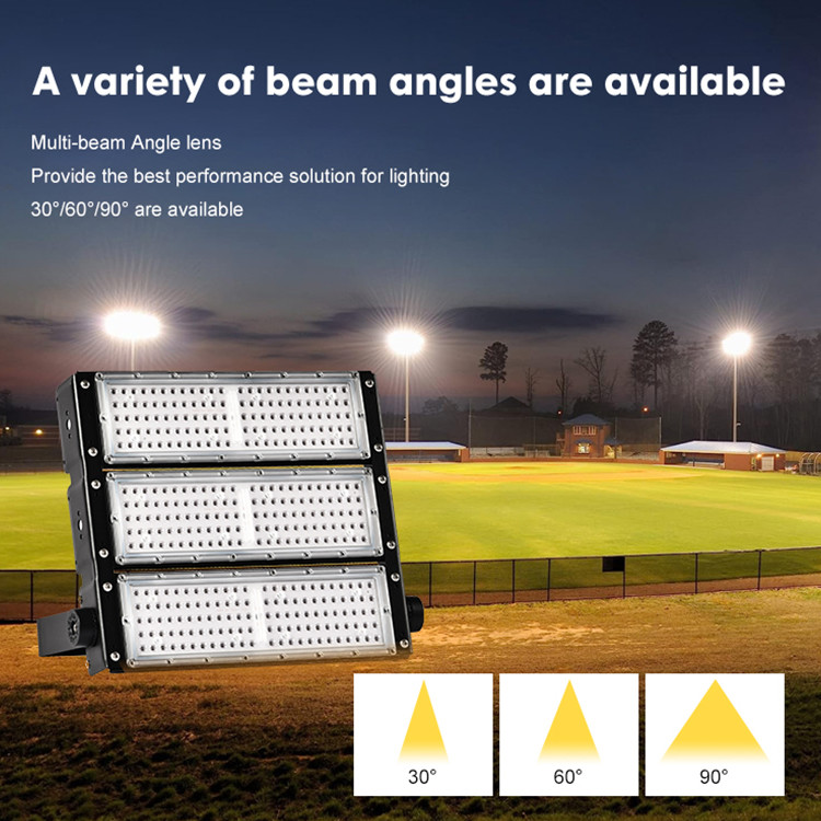 Outdoor Field Lighting Aluminum+ Clear PC AC100-277V LED Stadium Lighting