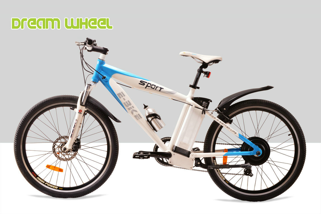 Full Suspension Electric Mountain Bicycles 250W 36V 65km 6 Speed