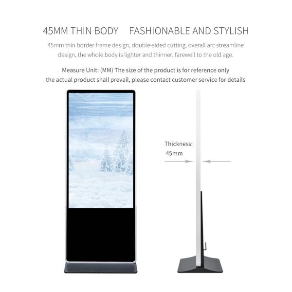 1920x1080 49" Standalone Free Floor Standing Kiosk