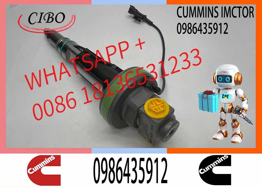 Diesel Fuel Injector F00BJ10006 0986435912 FO0BJ60578 FOOBJ60783 1000019903 For Cummins QSK19 QSK38 QSK50 QSK60 Engine