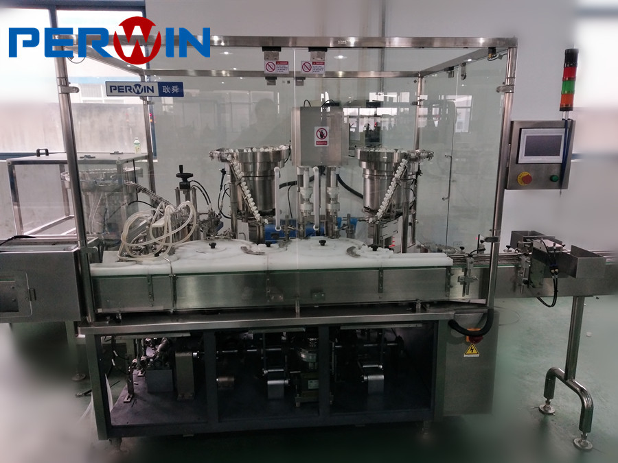 30ml Oral Liquid Filling Machine , Sticker Labeling Machine SGS Certification