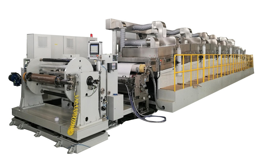 1250mm 6um 380V Web Coating Machine , PE Coating Machine