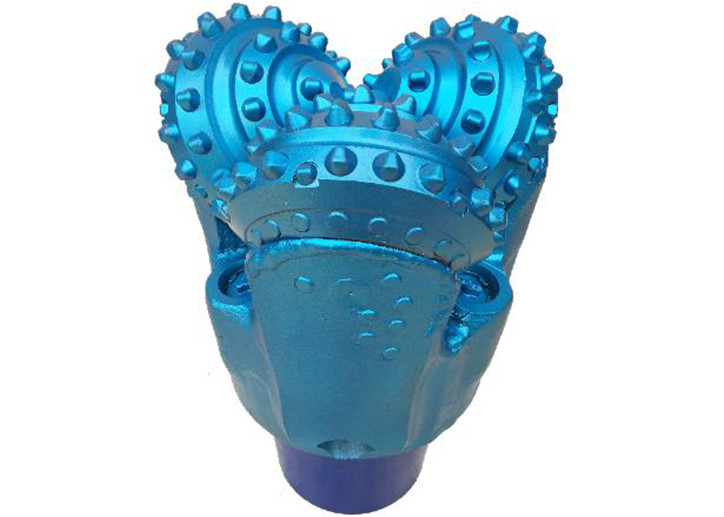447 IADC Code 8-1/2" Tungsten Carbide Tricone Drill Bit For Hard Soils Blue Color