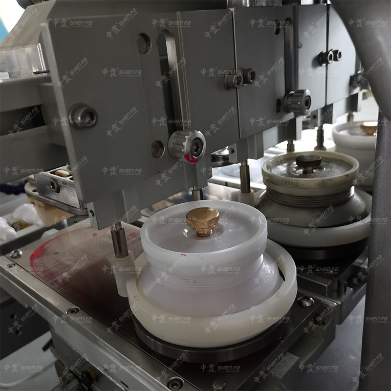 Four Color Semi Automatic Pad Printing Machine For Medical Small Bottle