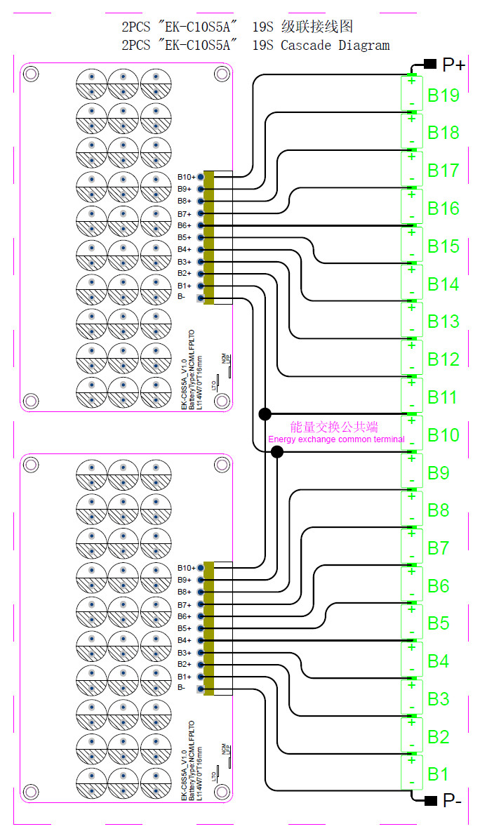 Battery Cells Equalizer 8S 9S 10S 5A Active Balancer Lifepo4/Lithium/Lipo/LTO Battery BMS for Electric bicycle