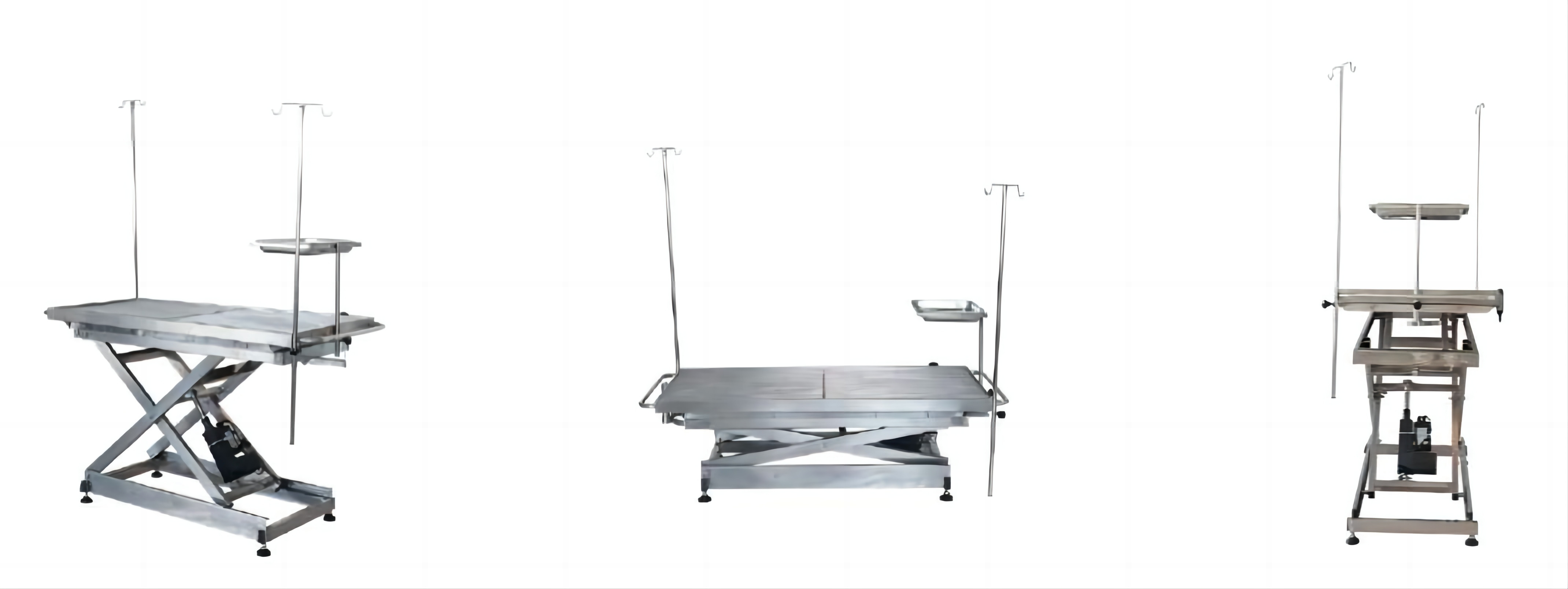 SS304 Medical Surgical Equipments Stainless Steel Veterinary OT Table V Type Vet Ot Table