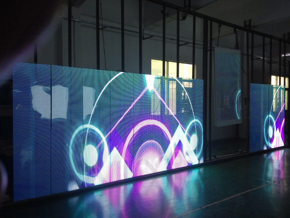 Commercial Center Transparent Glass LED Display Easy Transportation For Touring Shows
