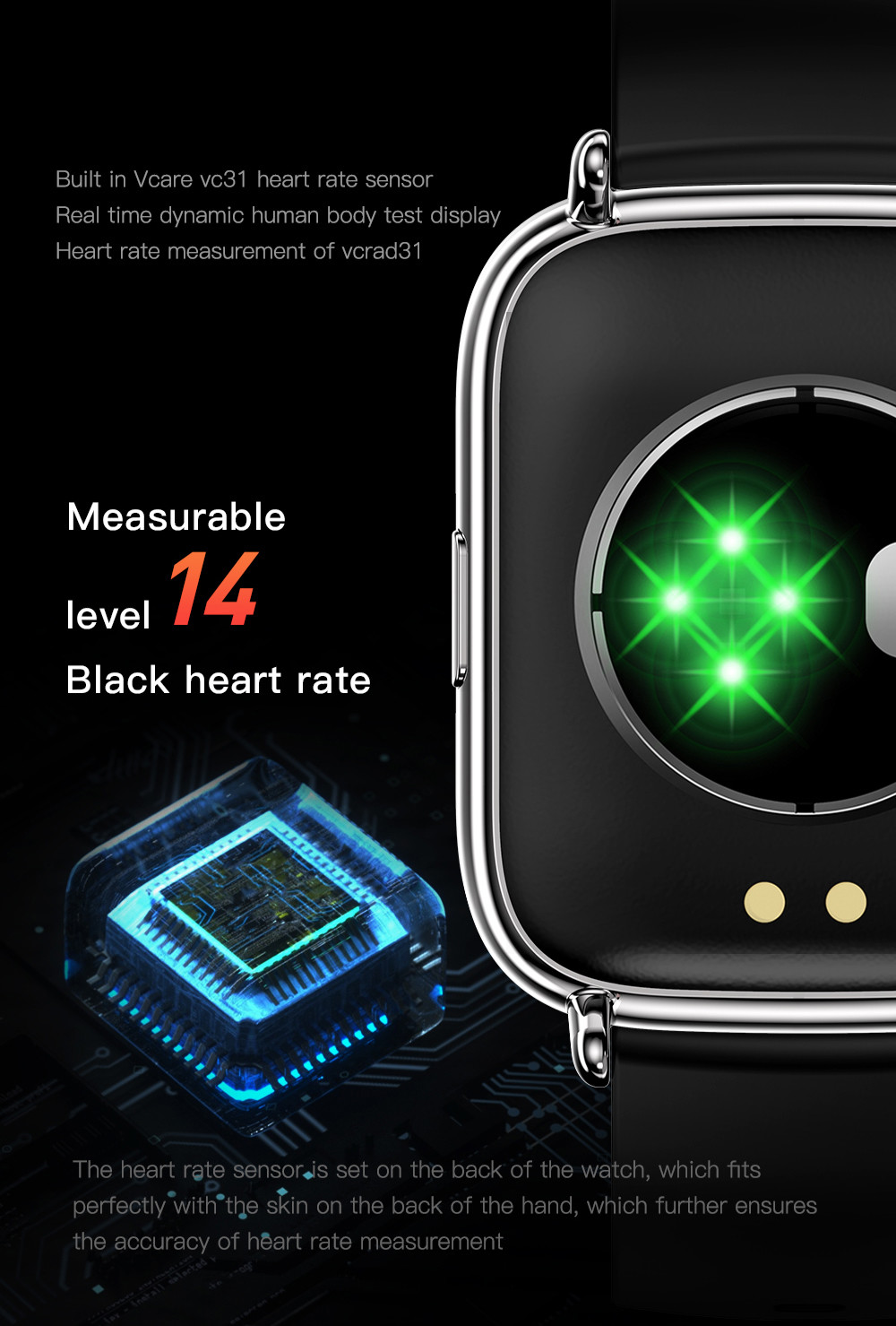 Luxury IOS 8.0 Fitness Band With Touch Screen , 240*280 Full Display Smartwatch