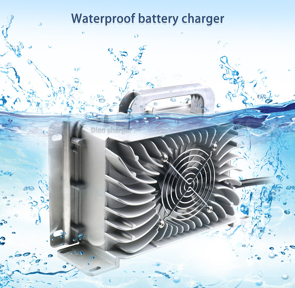 Dlon factory 48 volt waterproof golf cart charger portable waterproof charger 48v 18a 48v 20a with ezgo rxv plug