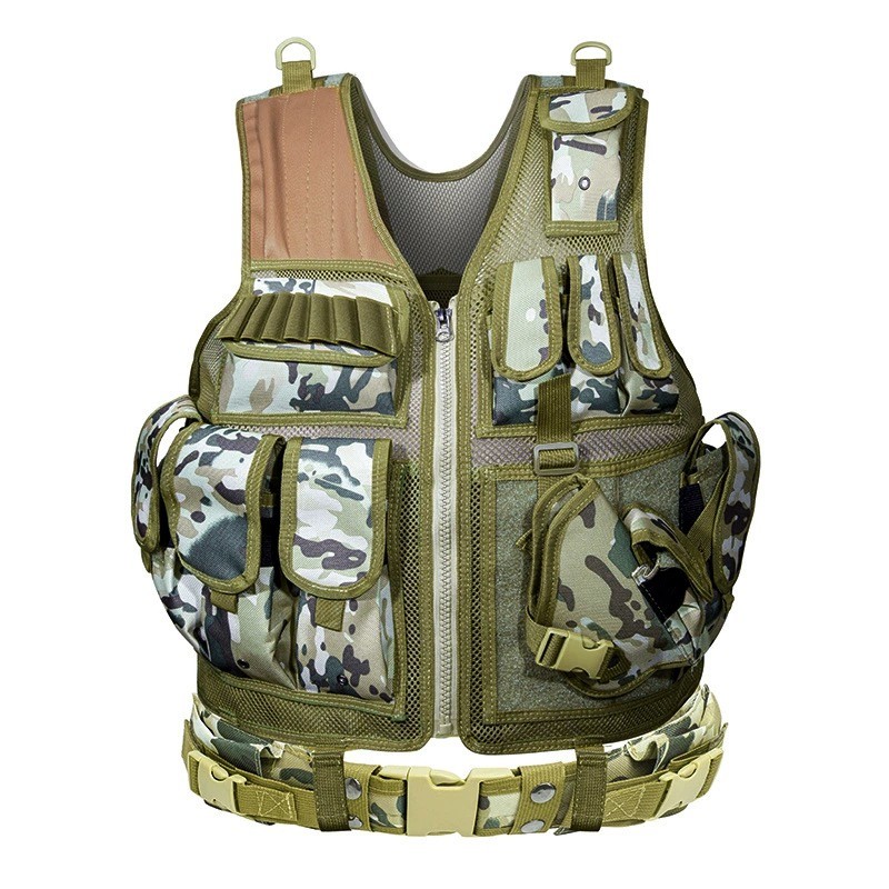 Factory OEM Custom Logo Quick Release Nylon Training Gear Harness Mounted Tactical Vest For Personal Defense Equipment