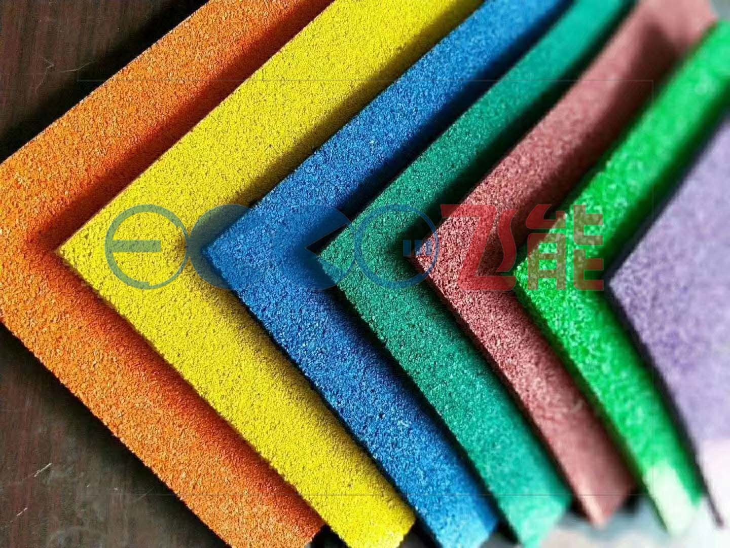 Synthetic Rubber Granules Flooring EPDM Wet Pour In Place Non Toxic Playground Surface