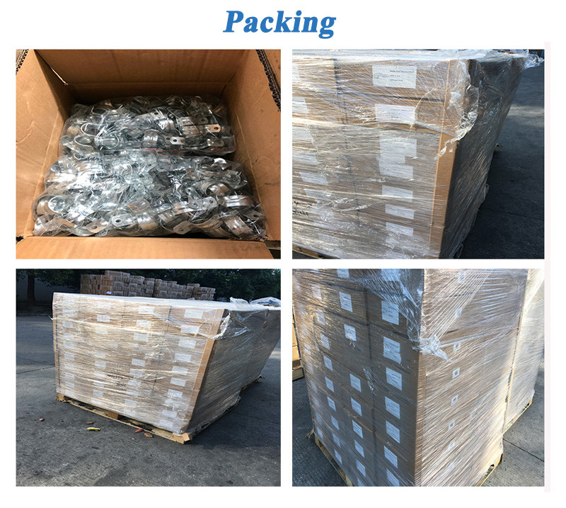 Galvanized Steel Clip Metal Conduit Clamp EMT Electrical Conduit Fittings
