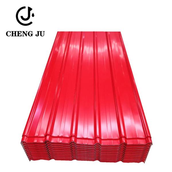1000-12000mm Colored Corrugated Metal Sheets Galvanized Roofing Zinc Aluminum