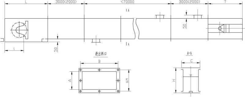 OEM Custom for Feed Powder or Pellet Level Drag Chain Scraper Conveyor