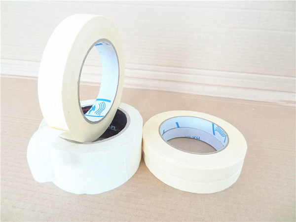 Multi Colored High Temperature Masking Tape Hot Melt Adhesive Peels Off Easily