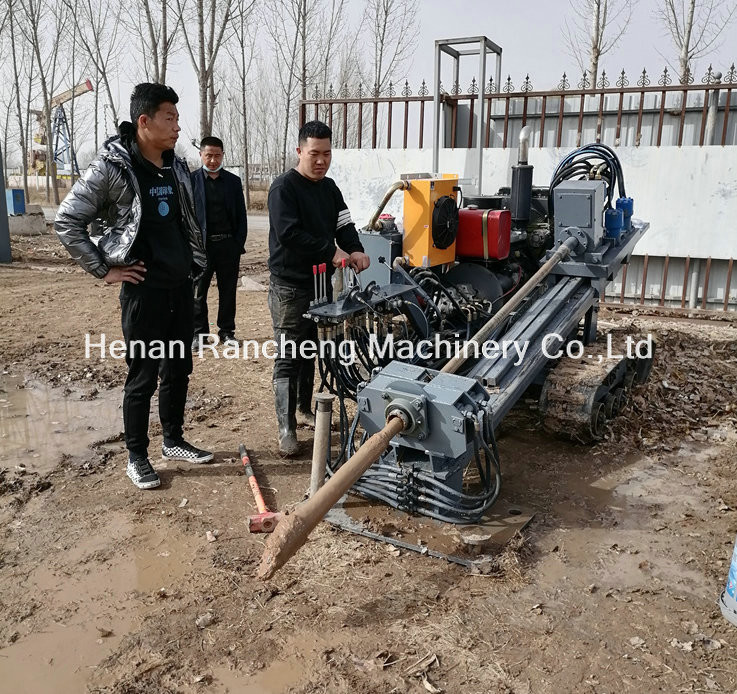 62KW Diesel Engine HDD Drilling Rig Remote Control Directional Drill Rig