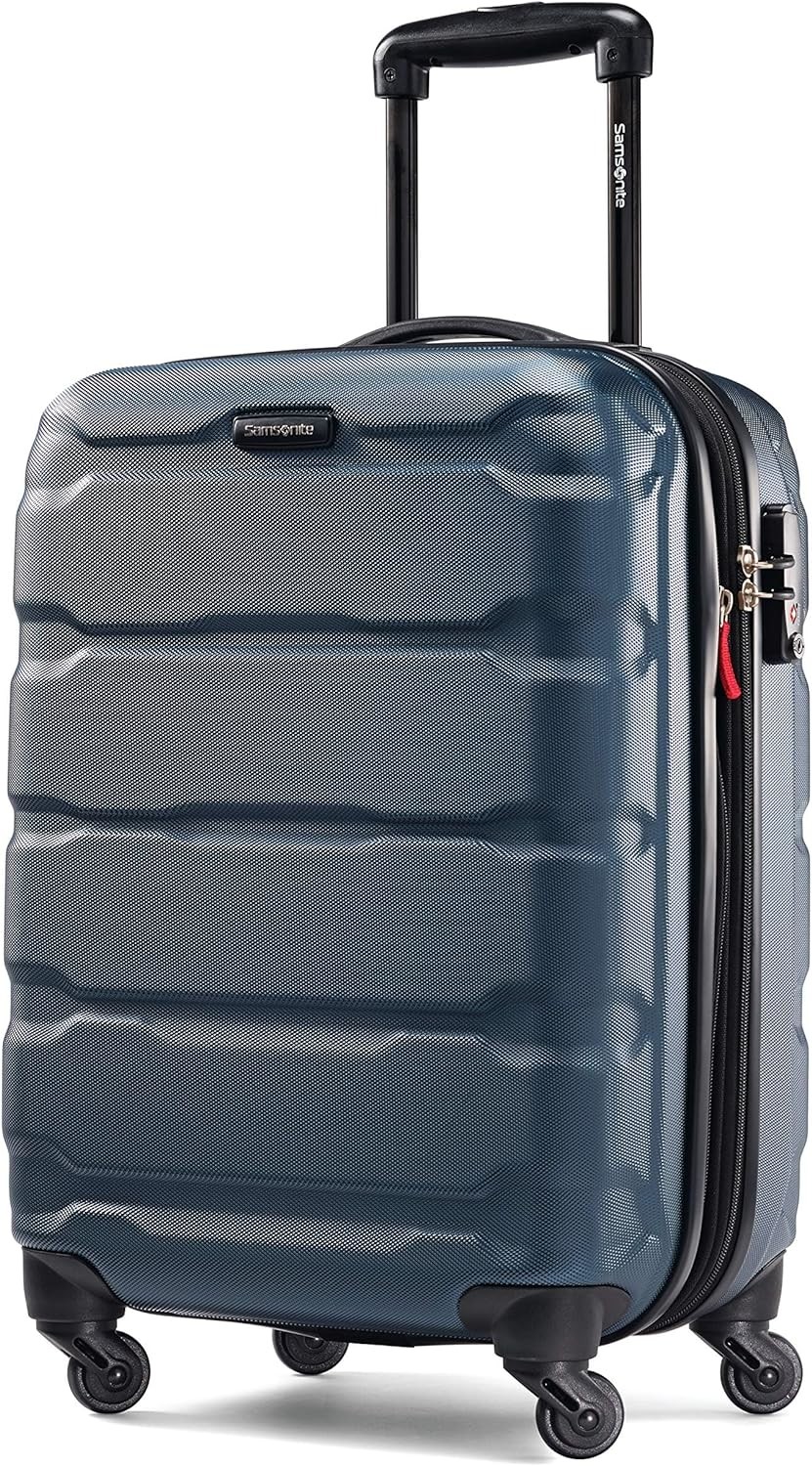 Omni PC Hardside Expandable Luggage with Spinner Wheels, Carry-On 20-Inch, Teal
