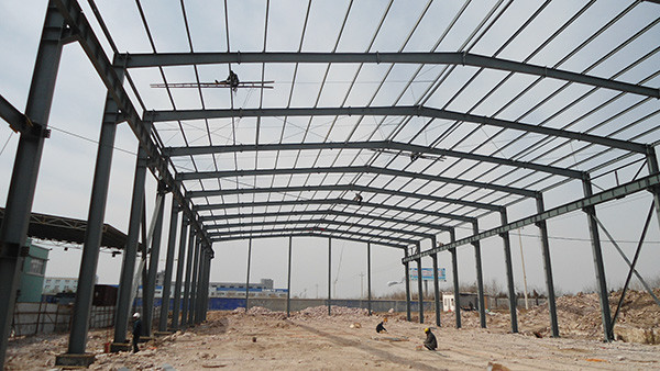 Customized Size Prefabricated Steel Warehouse long Lifespan