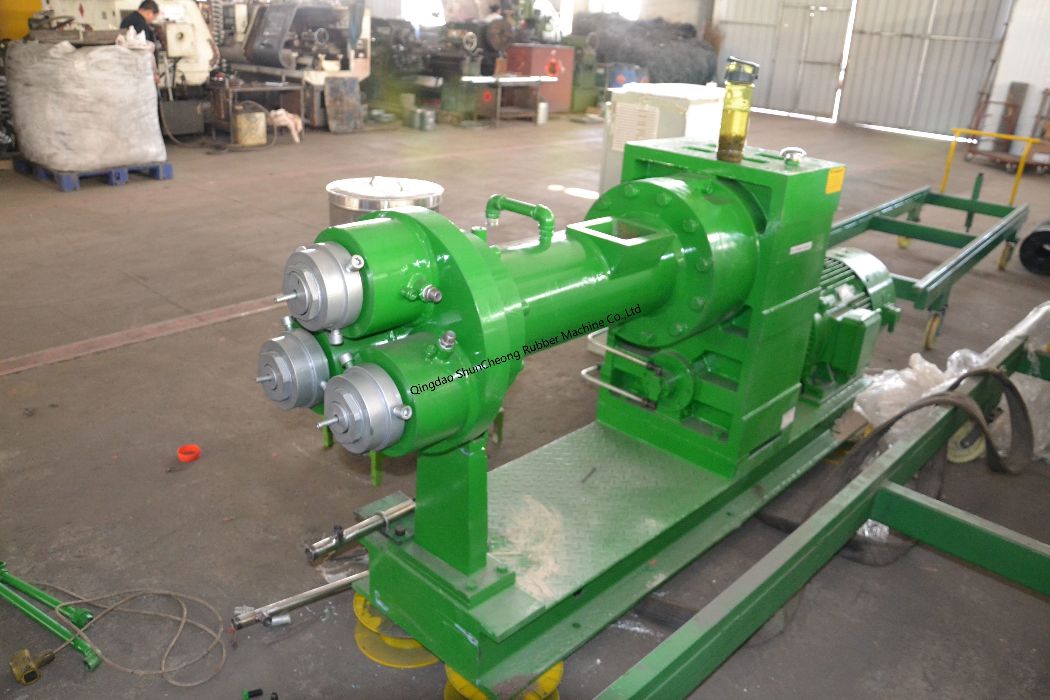 Rubber Knitting Hose Production Line / Rubber Hose Forming Extruder