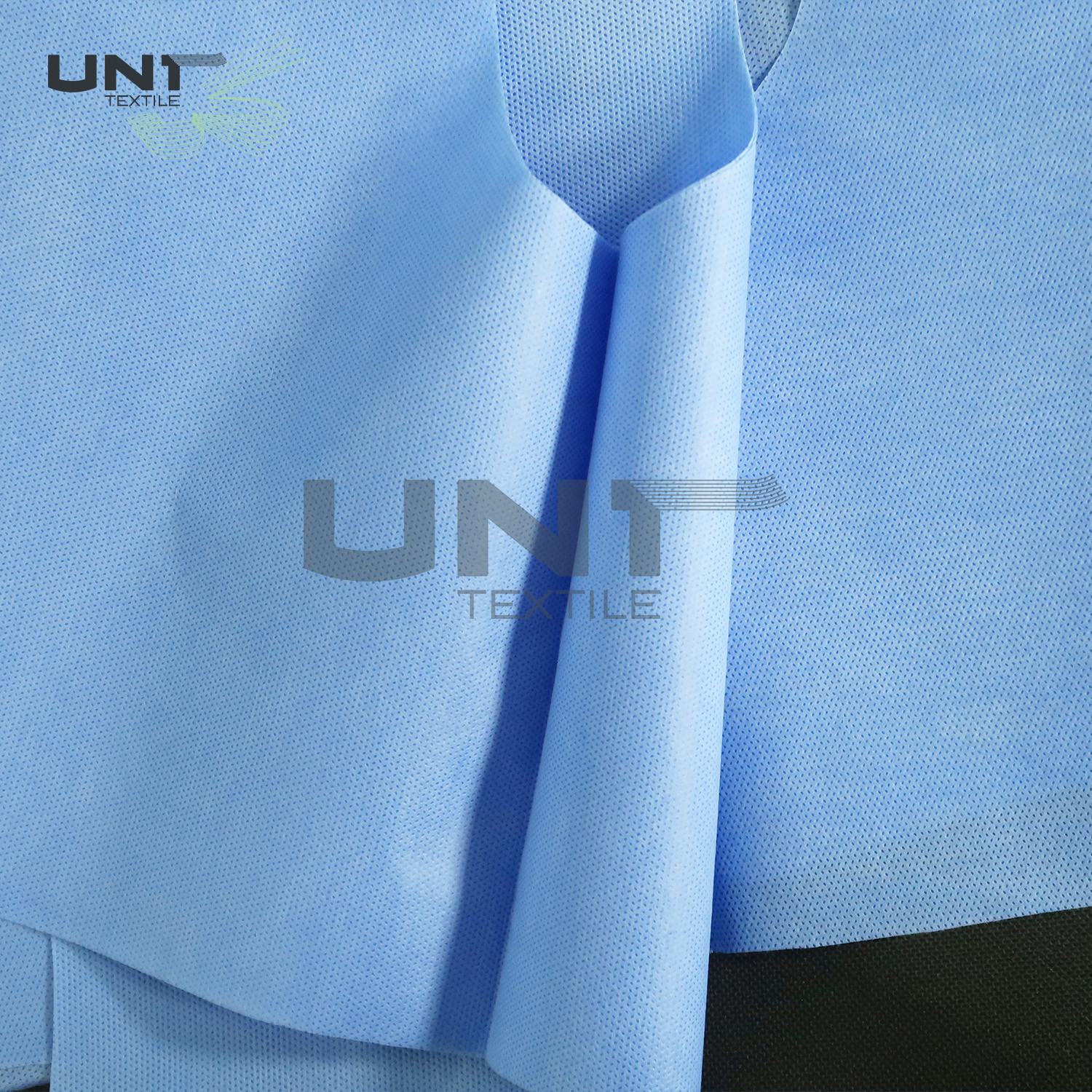 Blue 100% Polypropylene PP Spunbond Non Woven Fabric For Medicals
