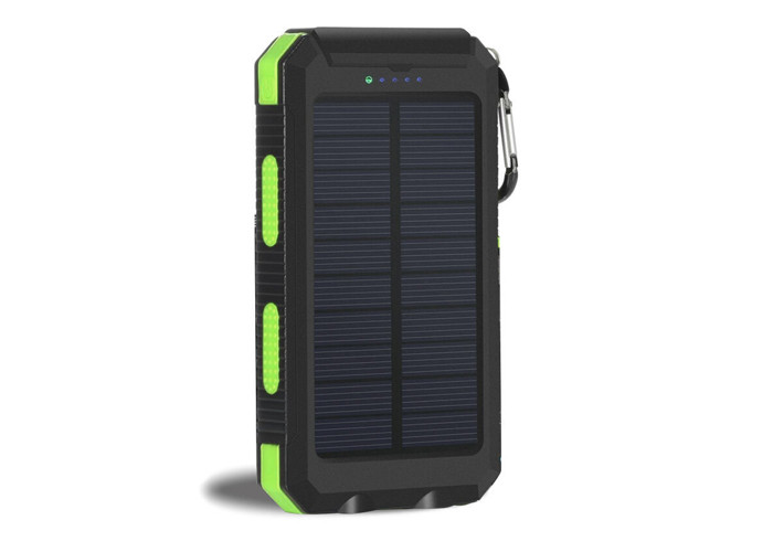 10000mah Portable Solar Power Bank 139x78x29mm Dimension Stylish Design