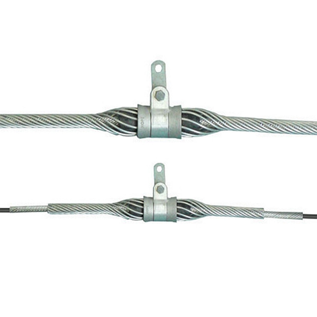 Preformed Tension Clamp for ADSS Fiber Optic Cable on Hot Dip Galvanized Flat Iron