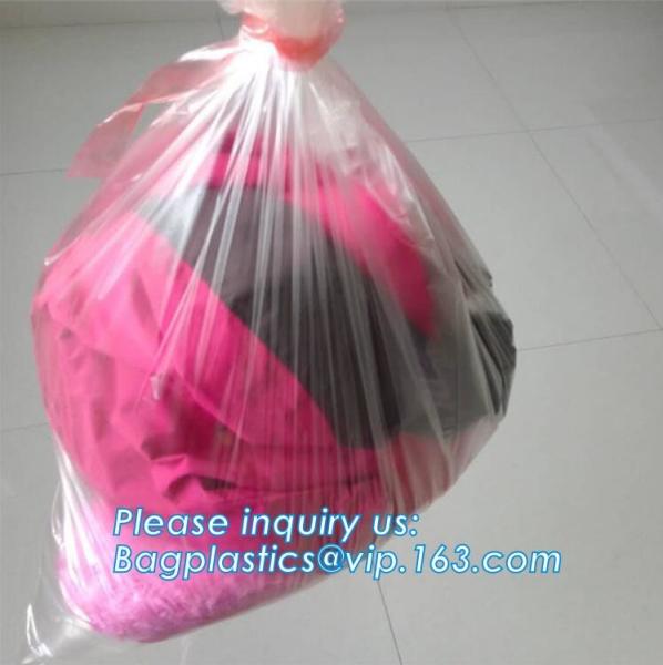 Biodegradable Medical PVA Water Soluble Wash Laundry Bag For Hospital,