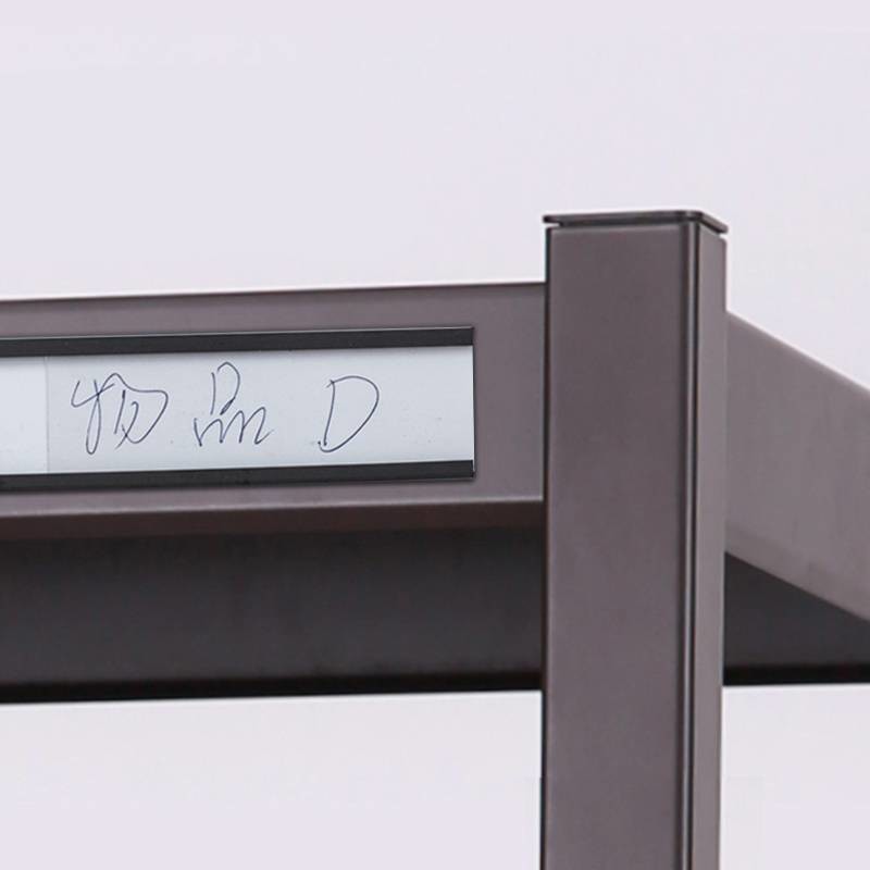 Warehouse C Channel Magnetic Label Holders 3x1'' With White Paper And Clear Film