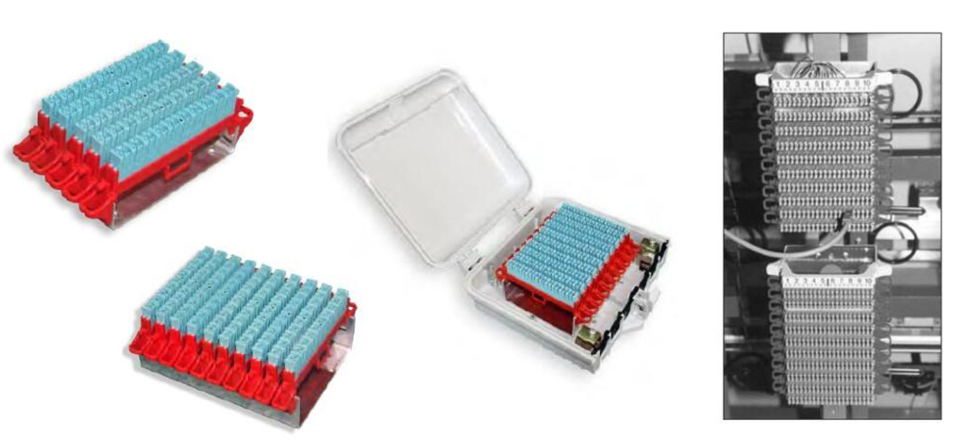 Thermoplastic Disconnection Stg 2000 Pouyet Type Euro Rj45 Cat.5 Sockets 8-pair Idc Module