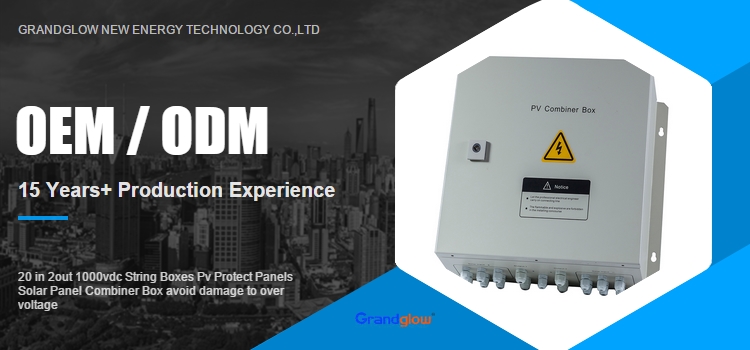 20 in 2out 1000vdc String Boxes Pv Protect Panels Solar Panel Combiner Box avoid damage to over voltage