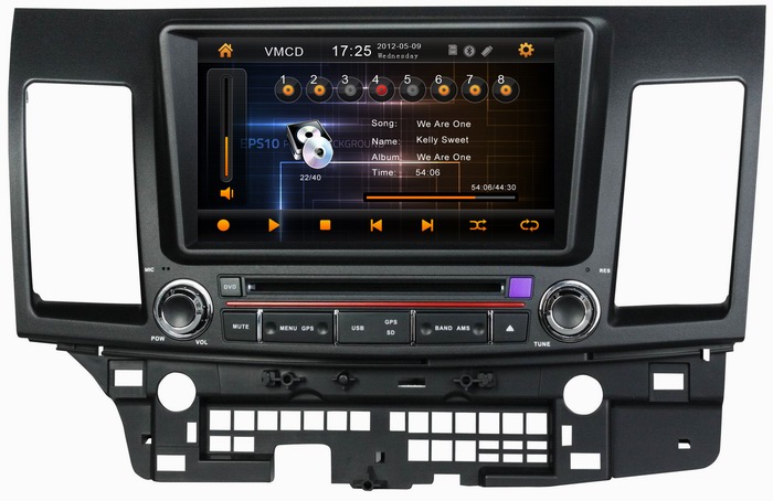 Car stereo for Mitsubishi Lancer 2006-2012 with iPod GPS smart TV mp3 player OCB-8062