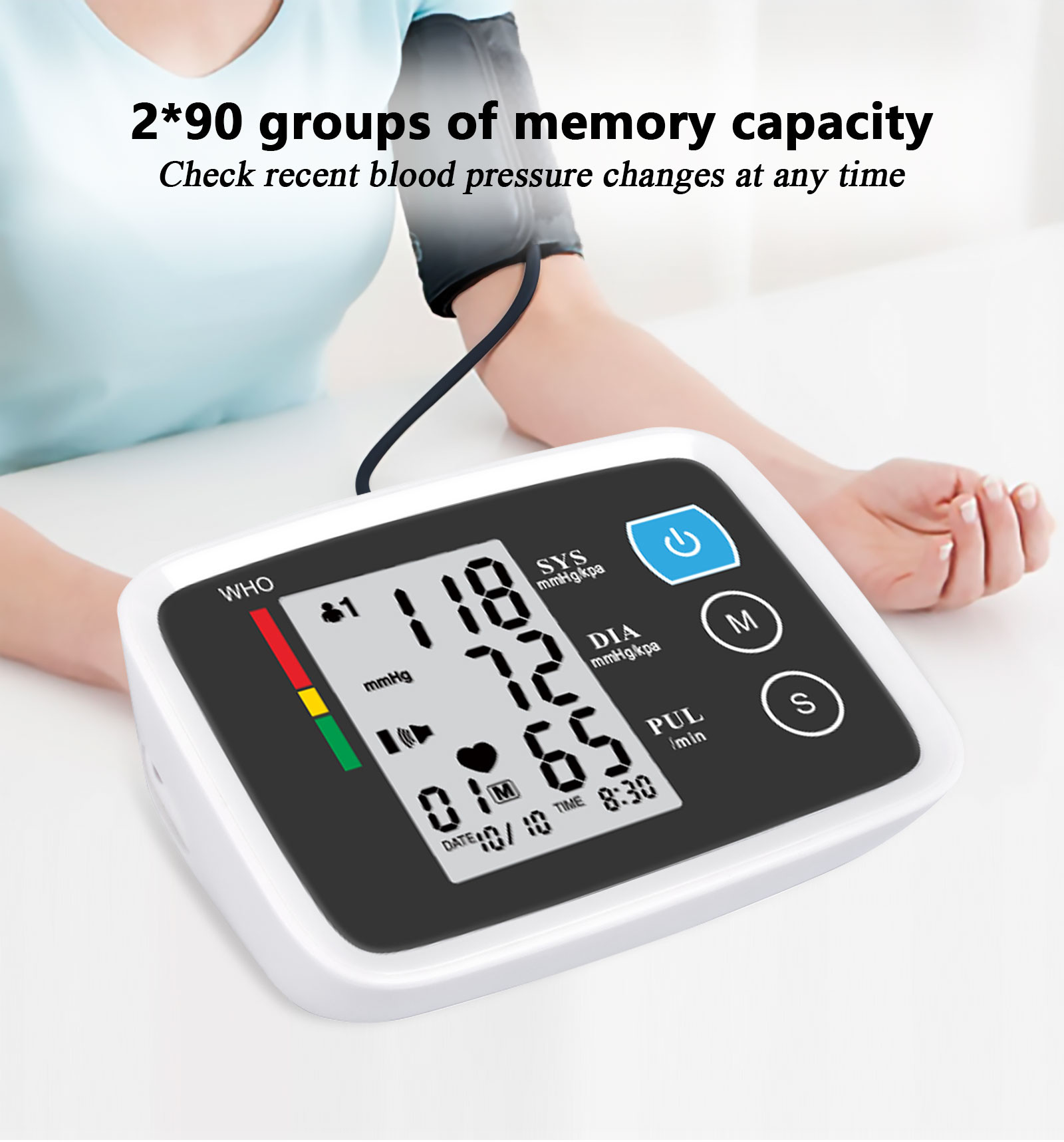 510K CE Arm Blood Pressure Monitor Digital BP Machine Sphygmomanometer OEM