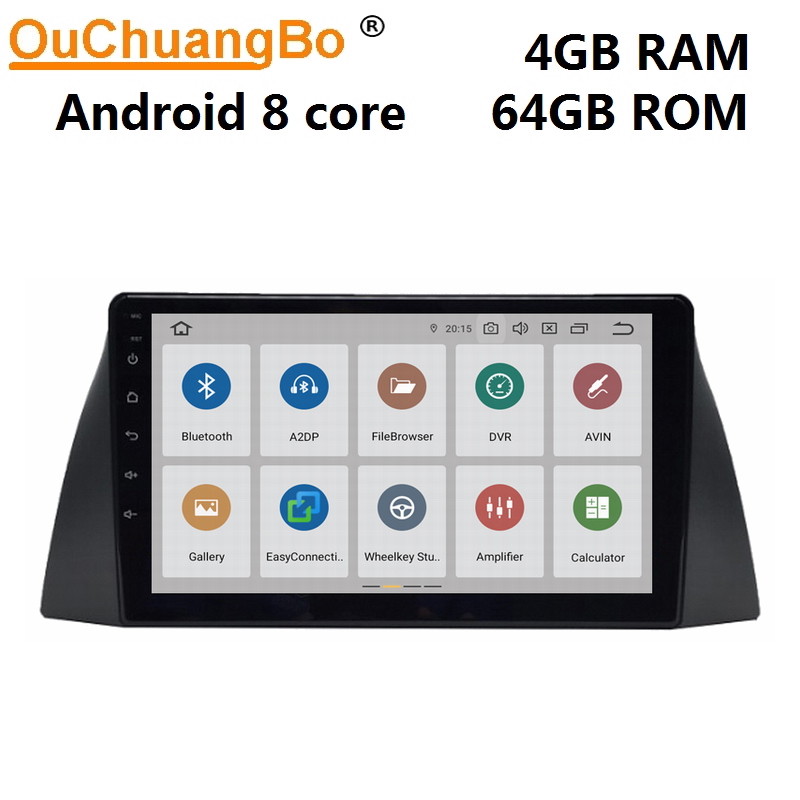 Ouchuangbo media player GPS radio for Chery Tiggo 3 T11 2008-2010 support BT MP3 mirror link android 9.0 OS 4+64