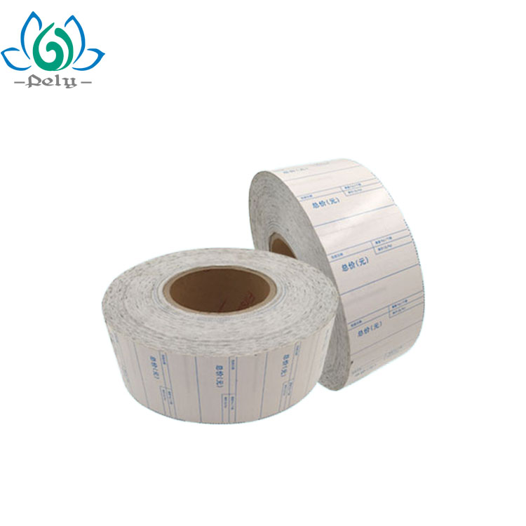 Glossy Laminated Waterproof Linerless Labels Without Base Paper