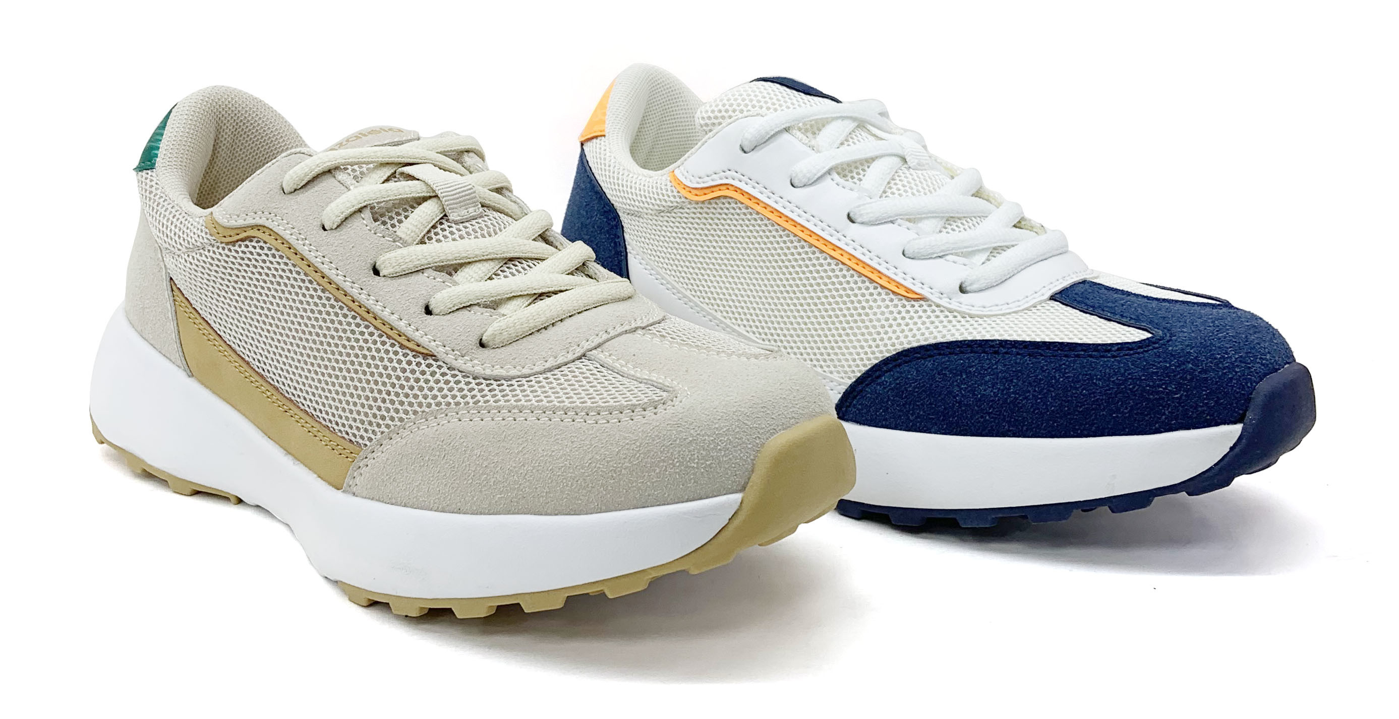 Lace Up Fastening Womans Trainers With Padded Insole Lightweight