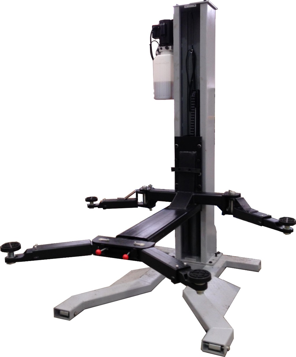 4.0T Manual 2 Post Floorplate Vehicle Lift Two Post Hoist Car Lift Auto Ramp Ecnomical Model