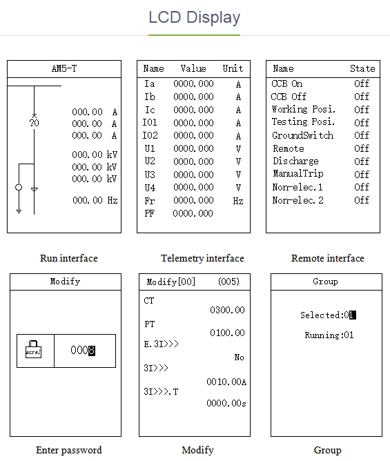 Acrel AM5-F Feeder Protection Relay