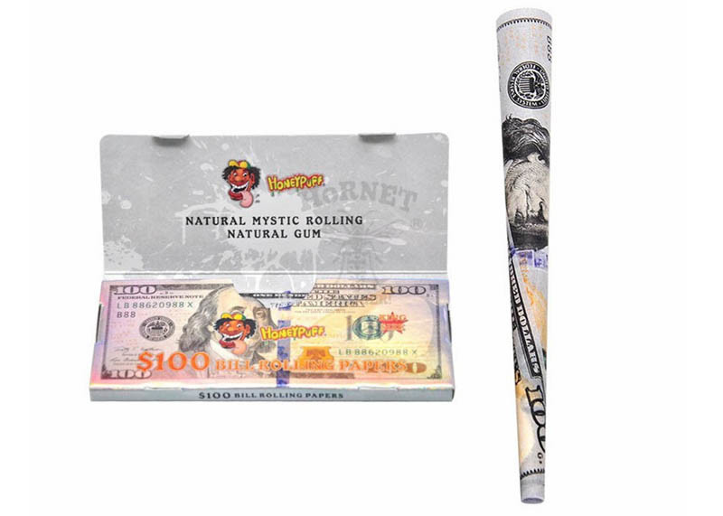 Hand Roll Tobacco Leaf Rolling Paper 110*45mm Self Adhesive Slow Burning